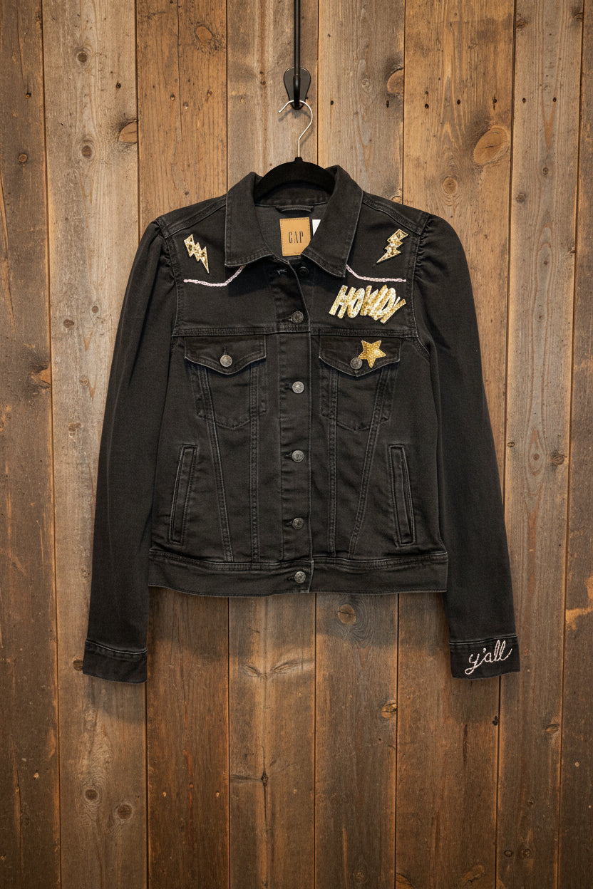 Black Gap Jacket "Howdy Yall" - M