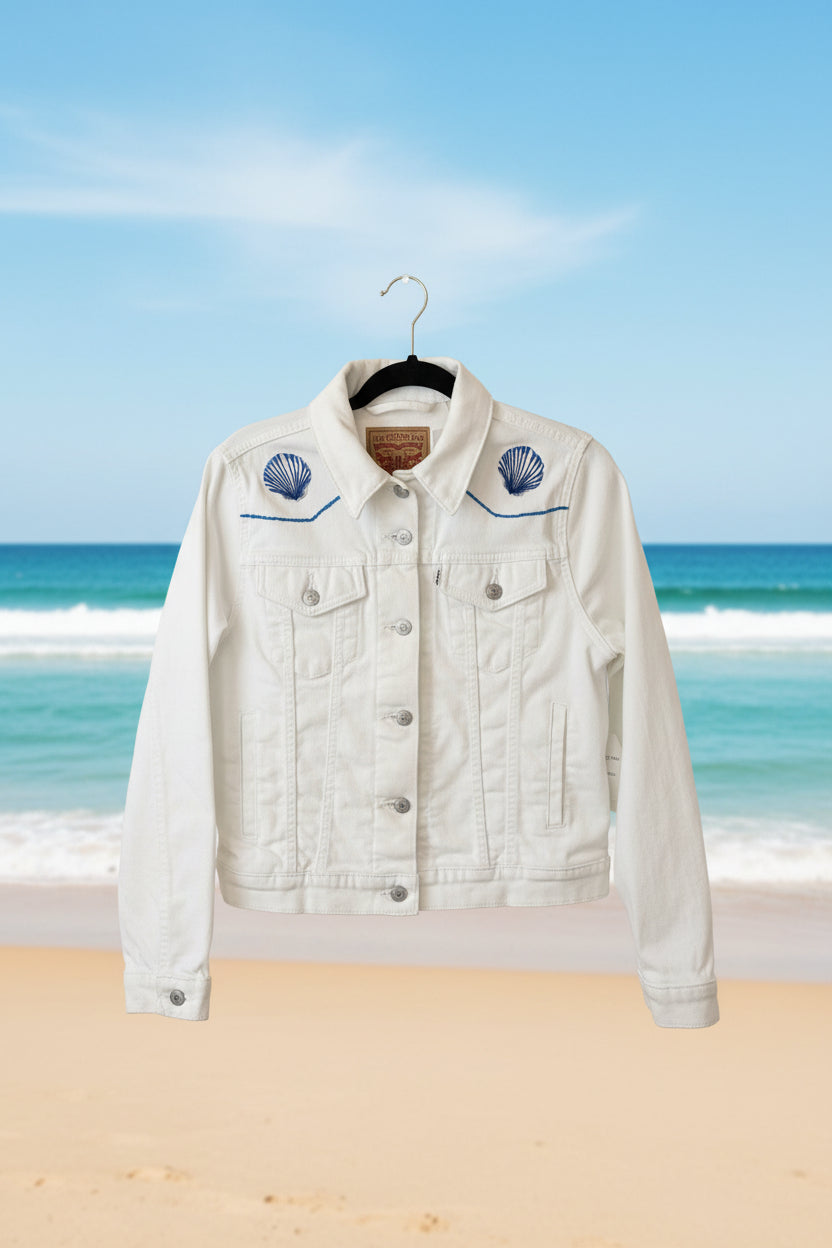 White Levi's Jacket "Shell" - M