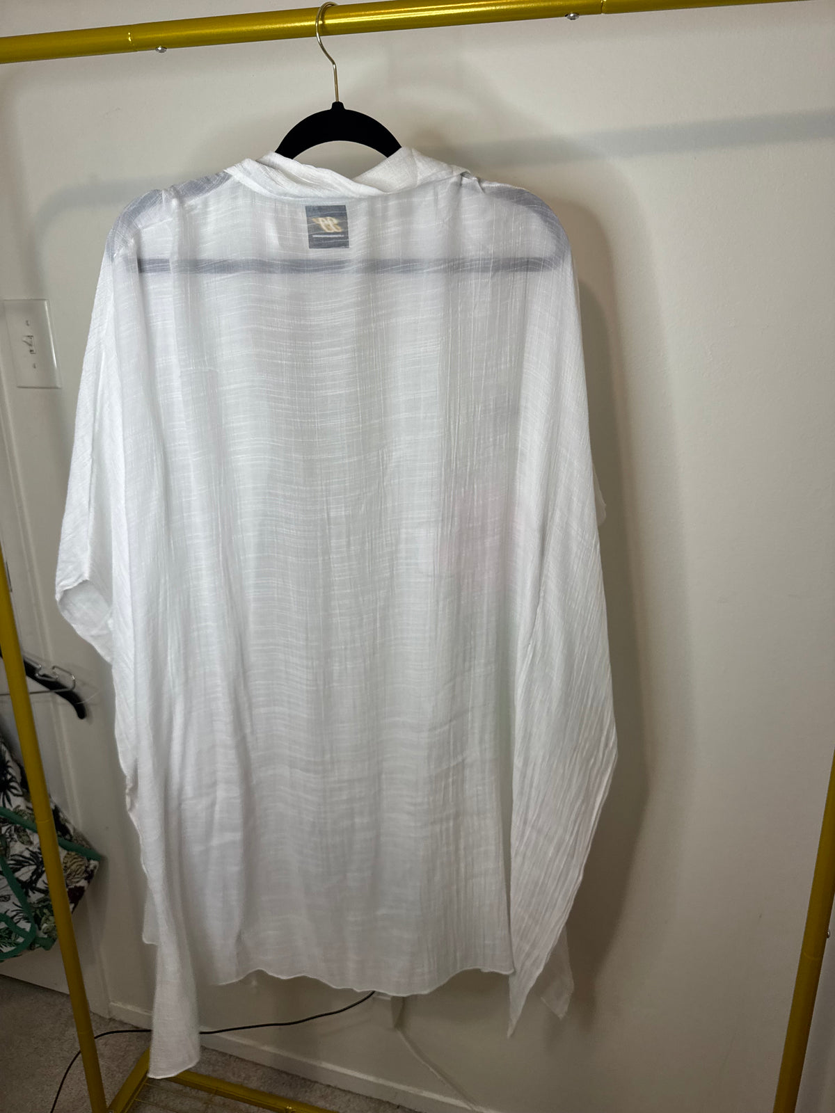 White Coverup "Flowers"