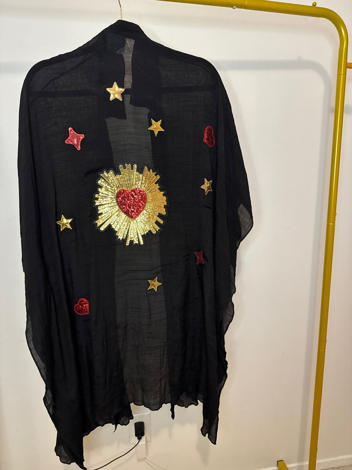 Black Coverup "Hearts"