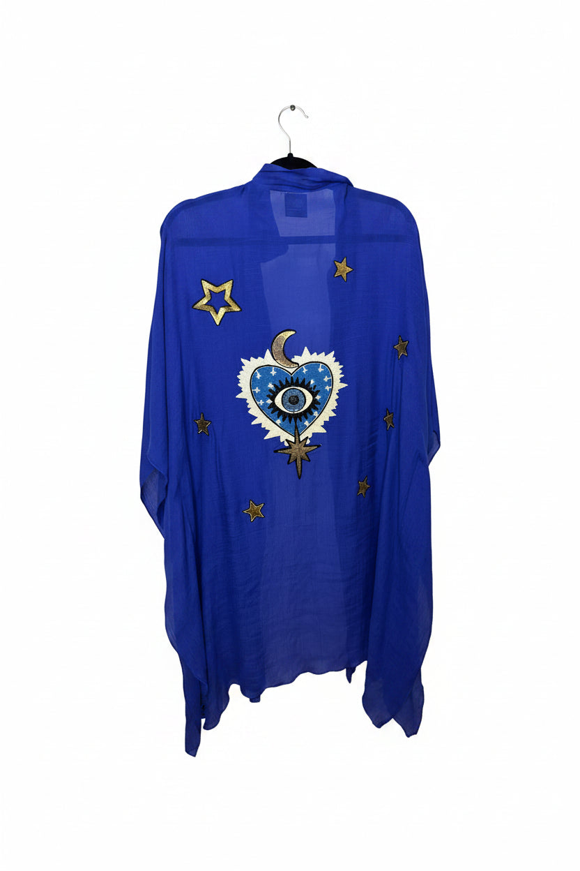 Blue Coverup "Eye"
