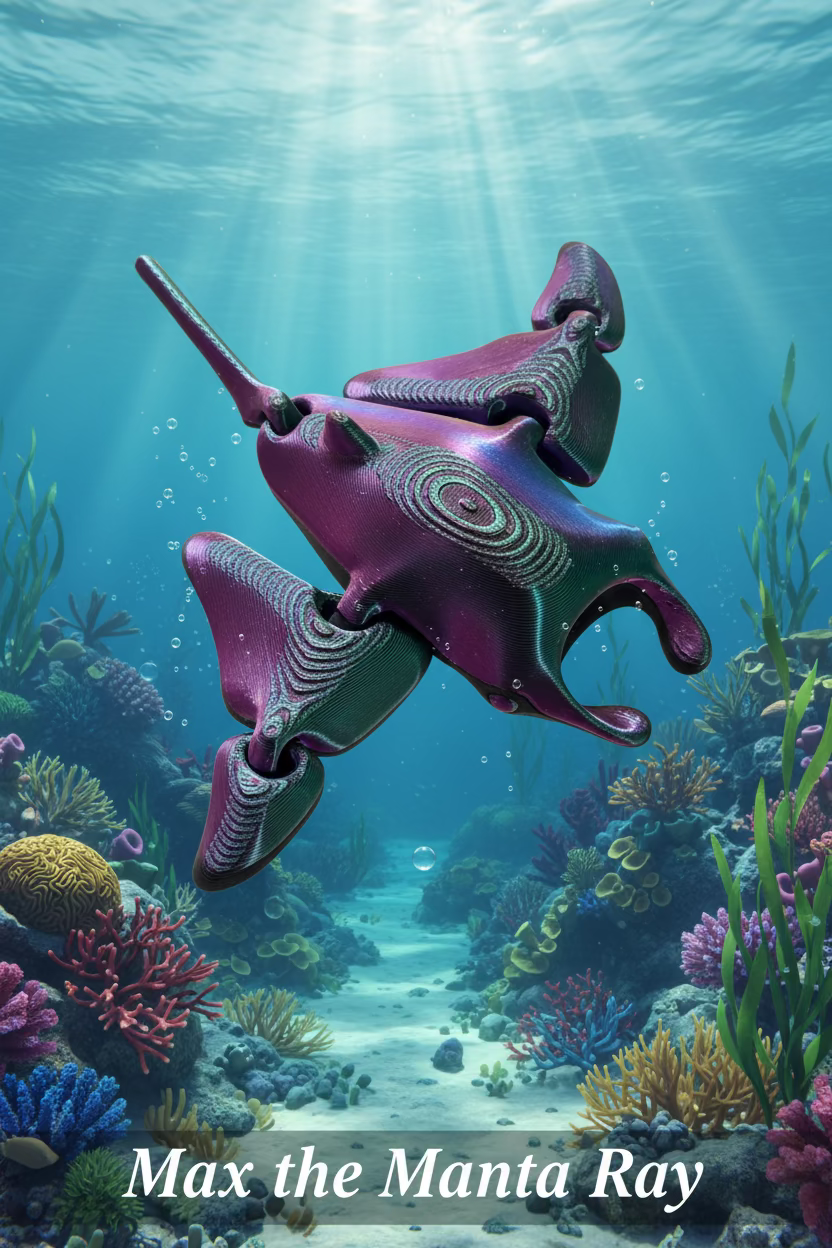 Max the Manta Ray - Coastal Critter