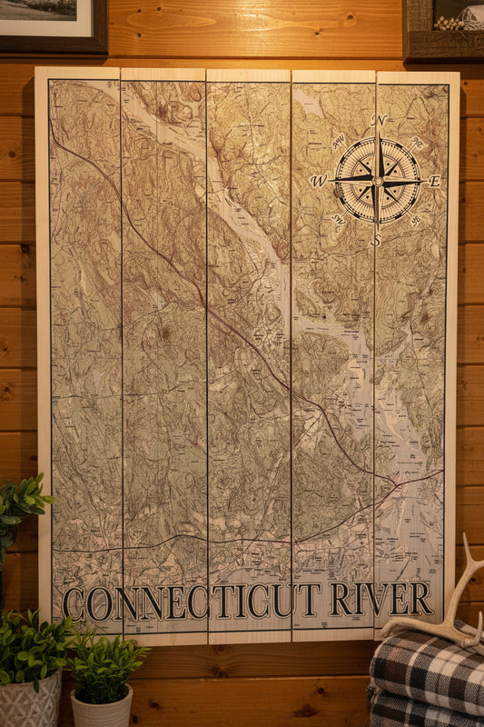 Pine Pallet Map - Connecticut River