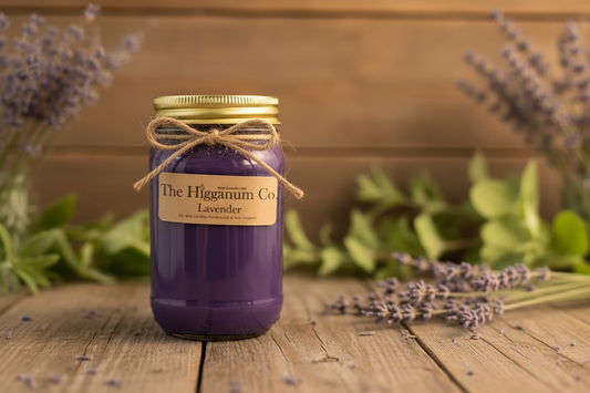 The Higganum Co. - Lavender Candle - Mason Jar