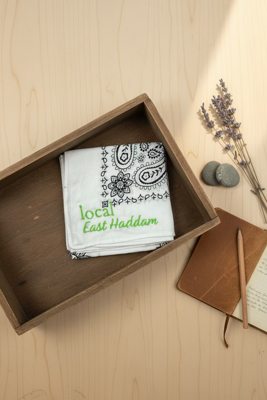 White - Local "East Haddam" Bandana