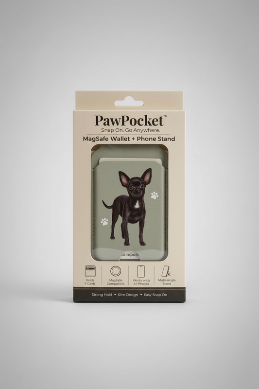 Chihuahua (Black) Phone Magwallet