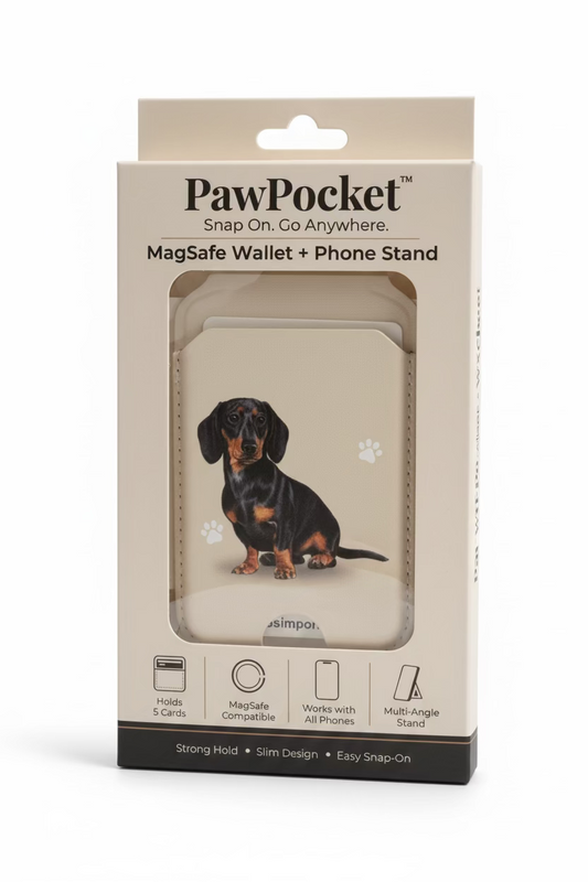 Dachshund (Black) Phone Magwallet