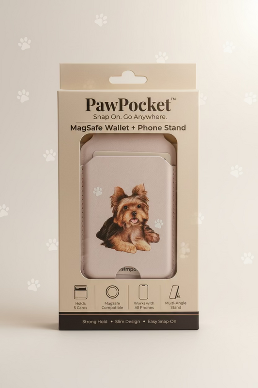 Yorkie Phone Magwallet