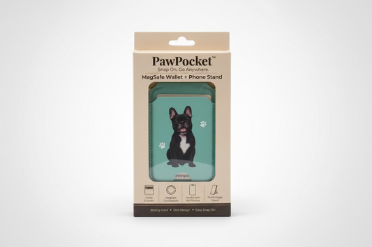 French Bulldog (Black)v Phone Magwallet