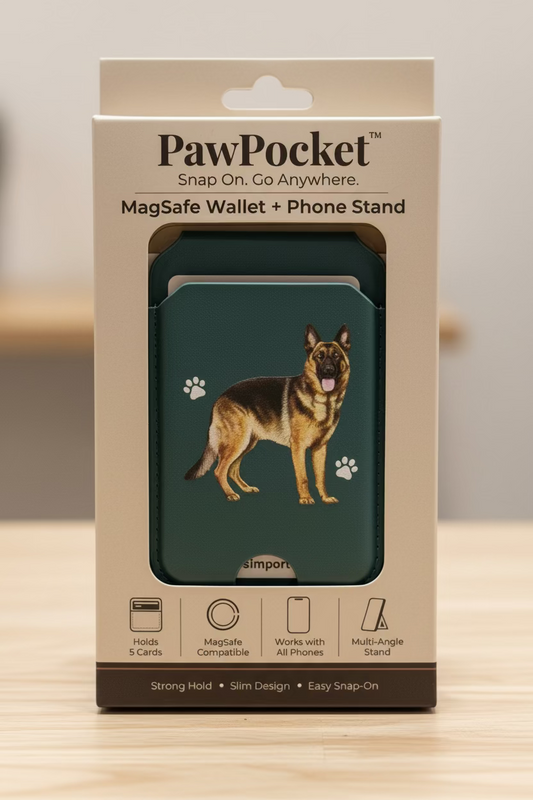 German Shepherd (Black) Phone Magwallet
