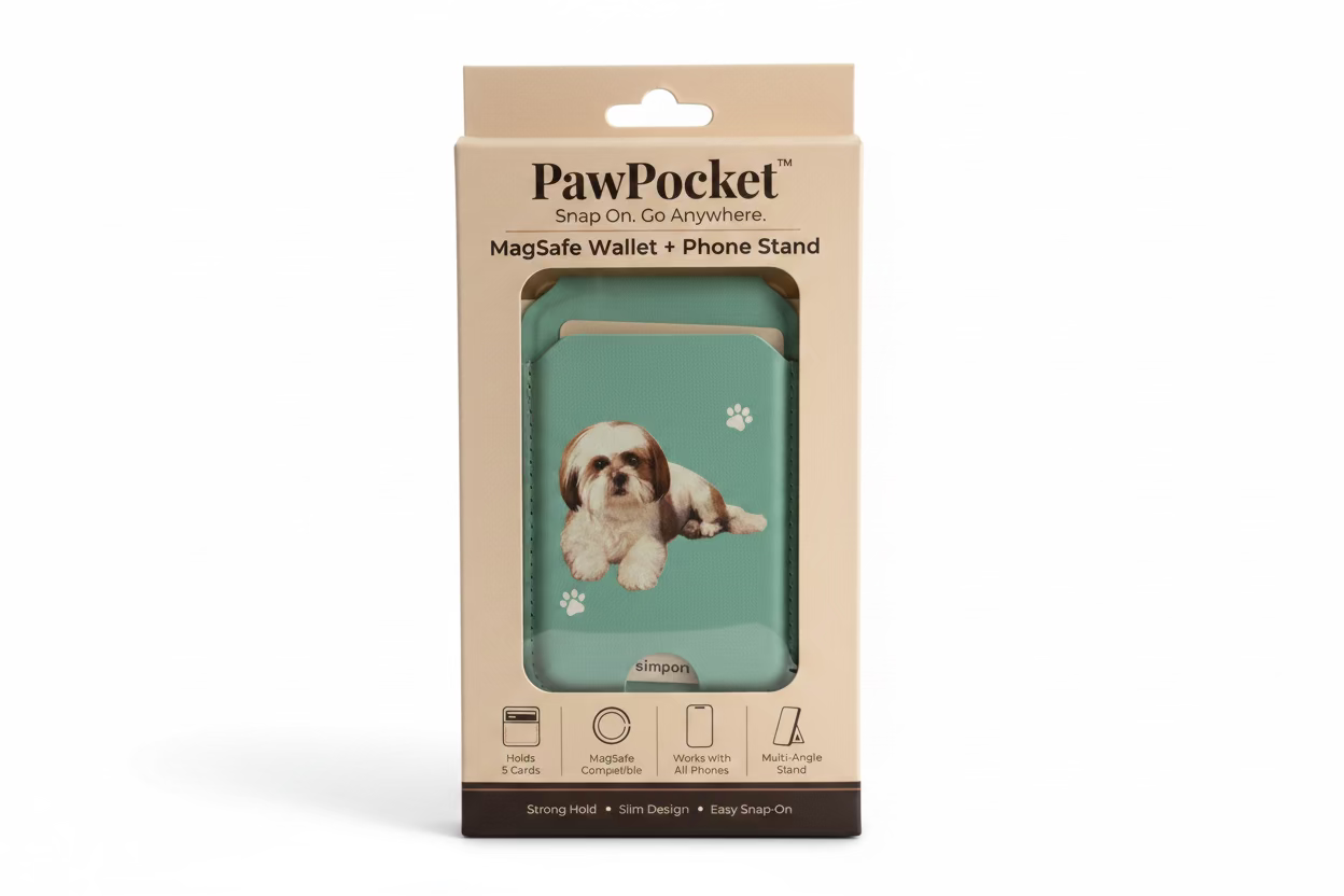 Shih Tzu (Tan & White) Phone Magwallet