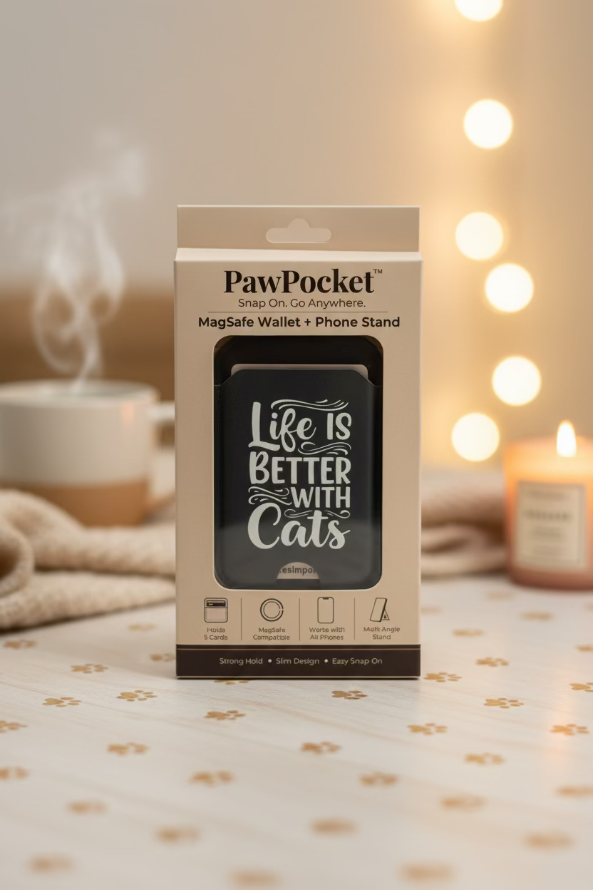 Life is Better with Cats Phone Magwallet