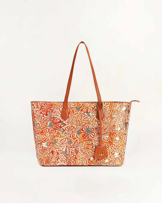 Loyal West - California Poppy Large Bag Golden Floral