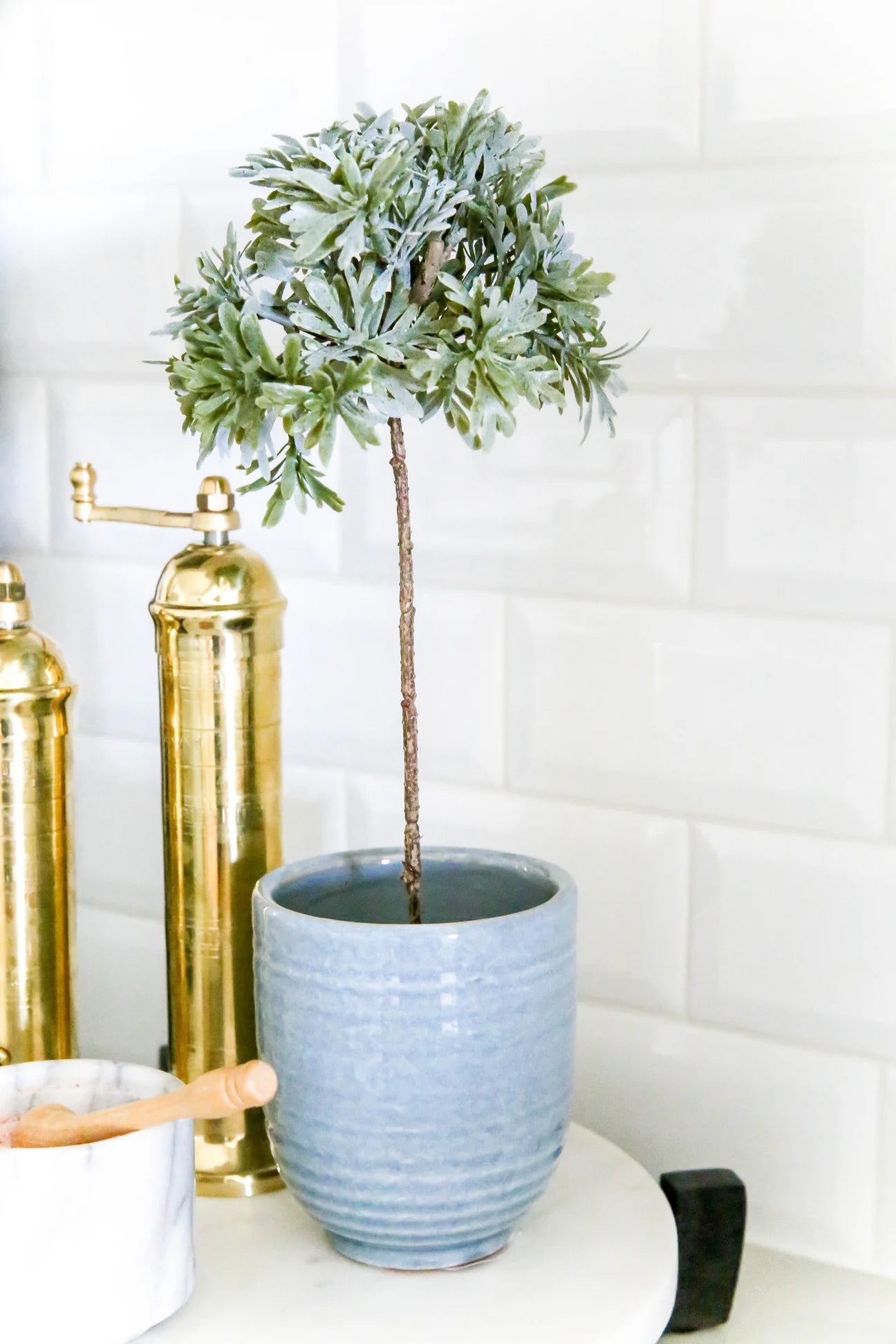 13” Mini Potted Topiary