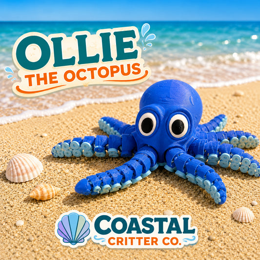Ollie the Octopus - Coastal Critter