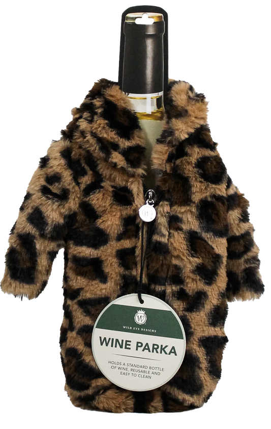 Leopard Coat Wine Parka