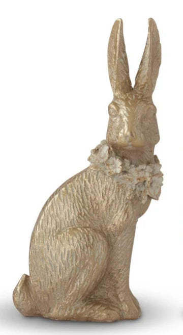 Gold Resin Easter Bunny (each)