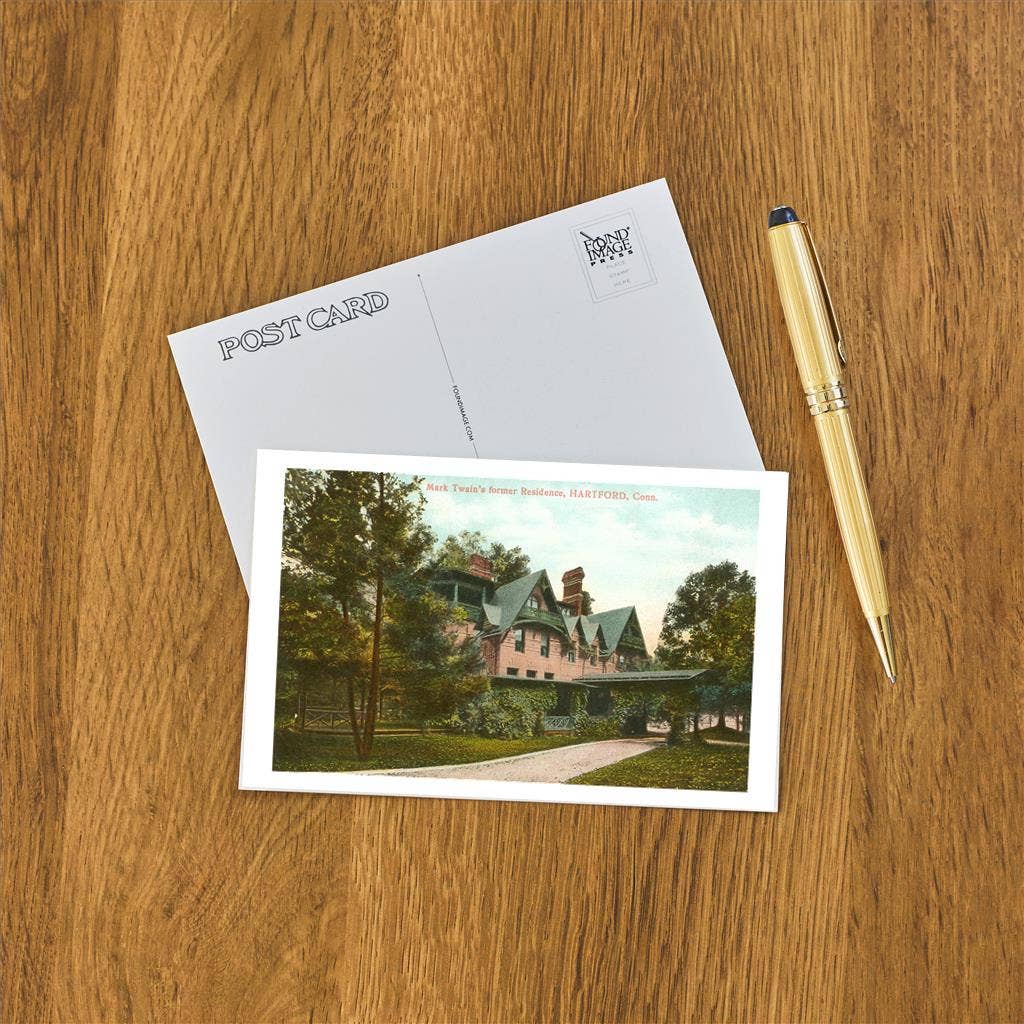Postcard CT-115 Mark Twain House, Hartford