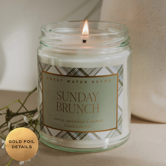 Sunday Brunch 9 oz Soy Candle - Home Decor & Gifts