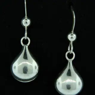 Silver Kisses Drop Earrings