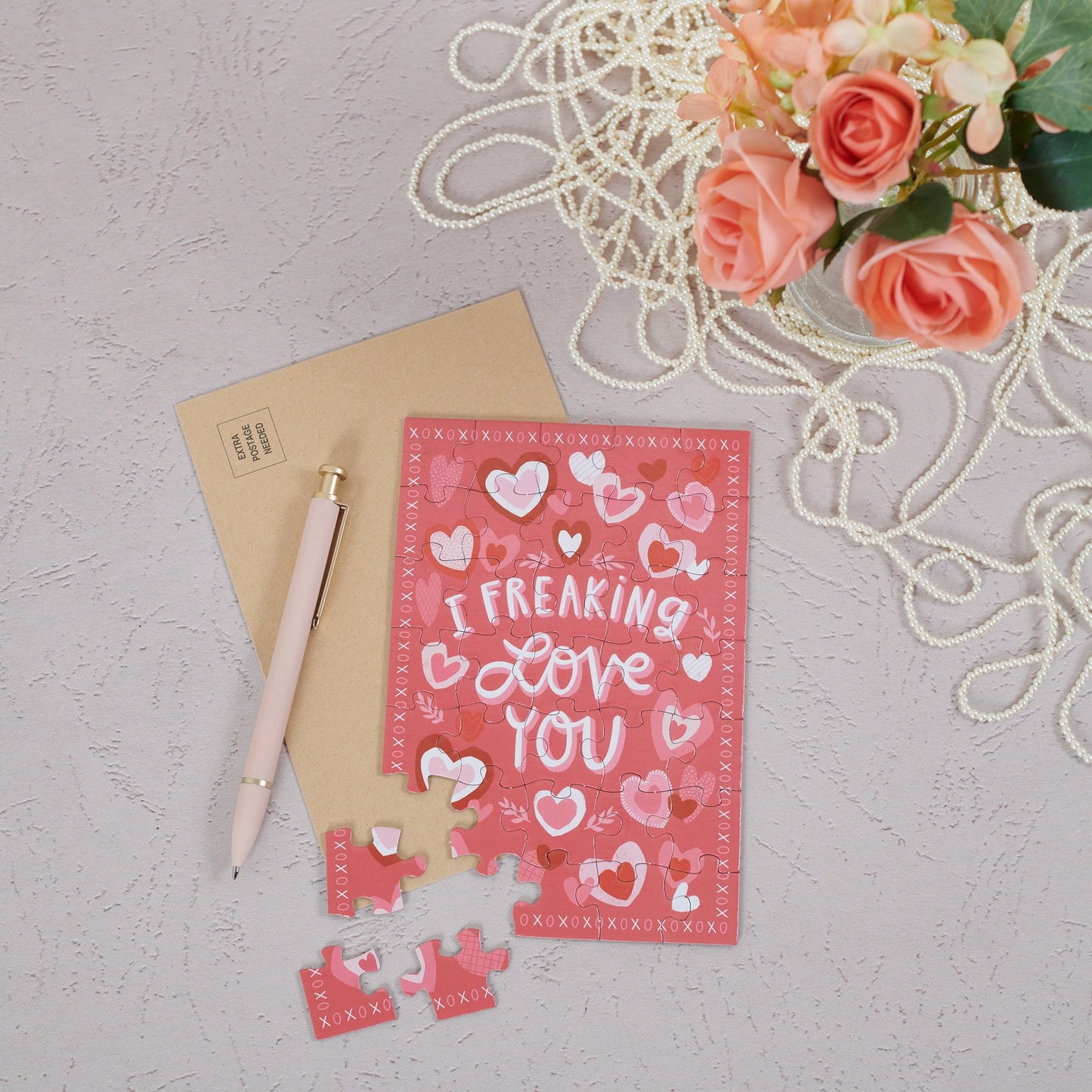“I Freaking Love You” Puzzle Card