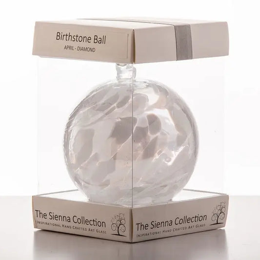 10cm Birthstone Ball - April