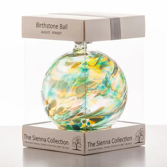 10cm Birthstone Ball - August