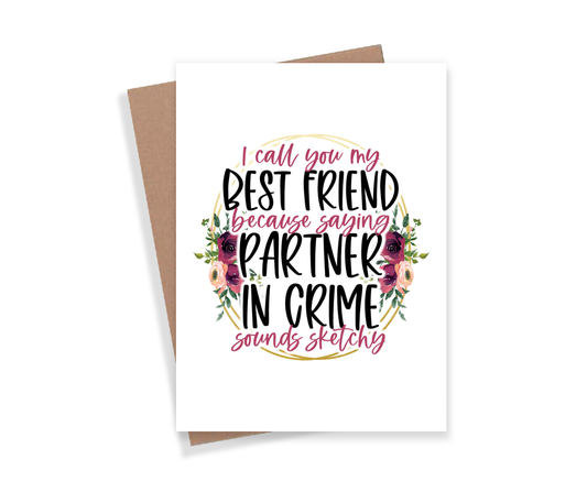 Partner In Crime Card