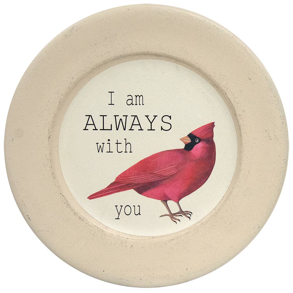 Cardinal Plate, 3 Assorted