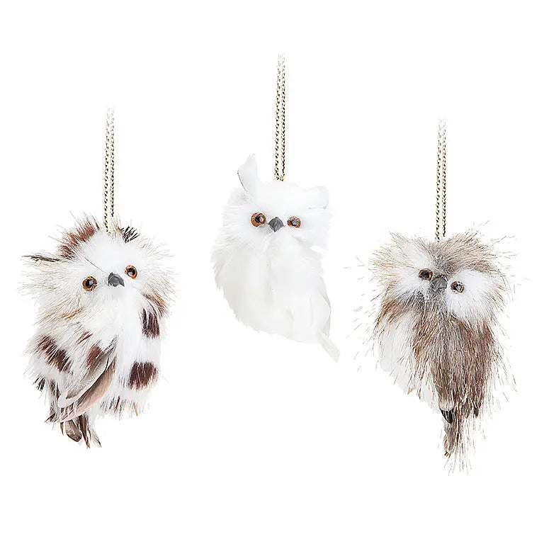 Snow Owl Ornament