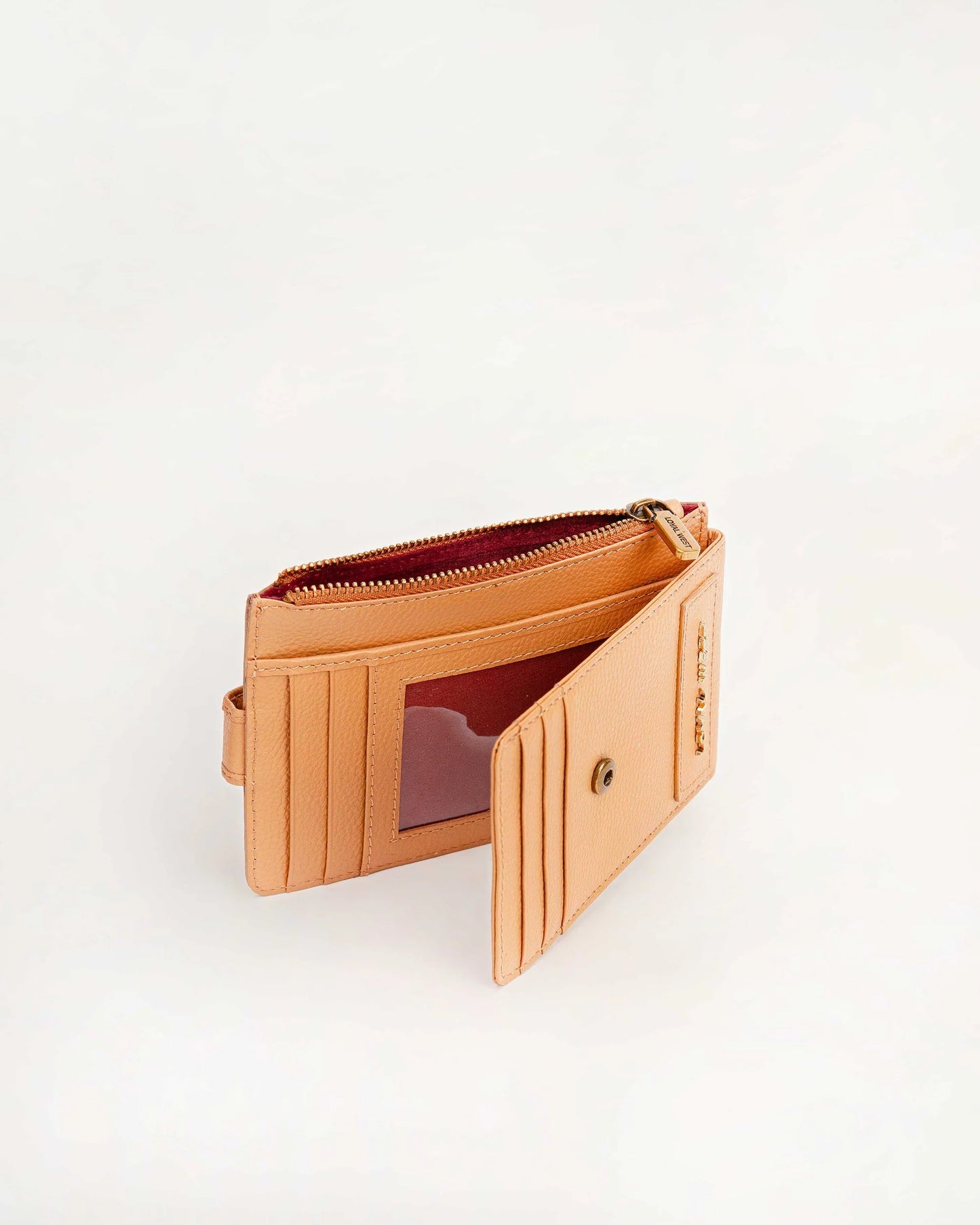 Loyal West - Blossom Card Holder in Hand-tooled Leather