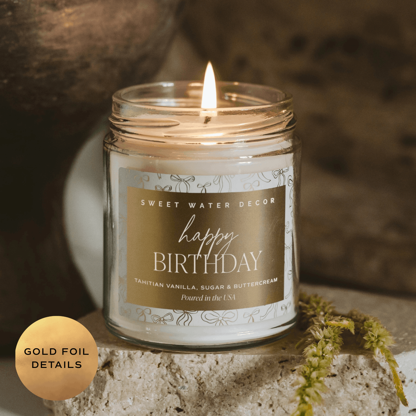 Happy Birthday 9 oz Soy Candle - Home Decor & Gifts
