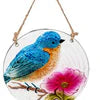 4.5" Hand Painted Assorted Round Bird Suncatchers (3 Assorted options)