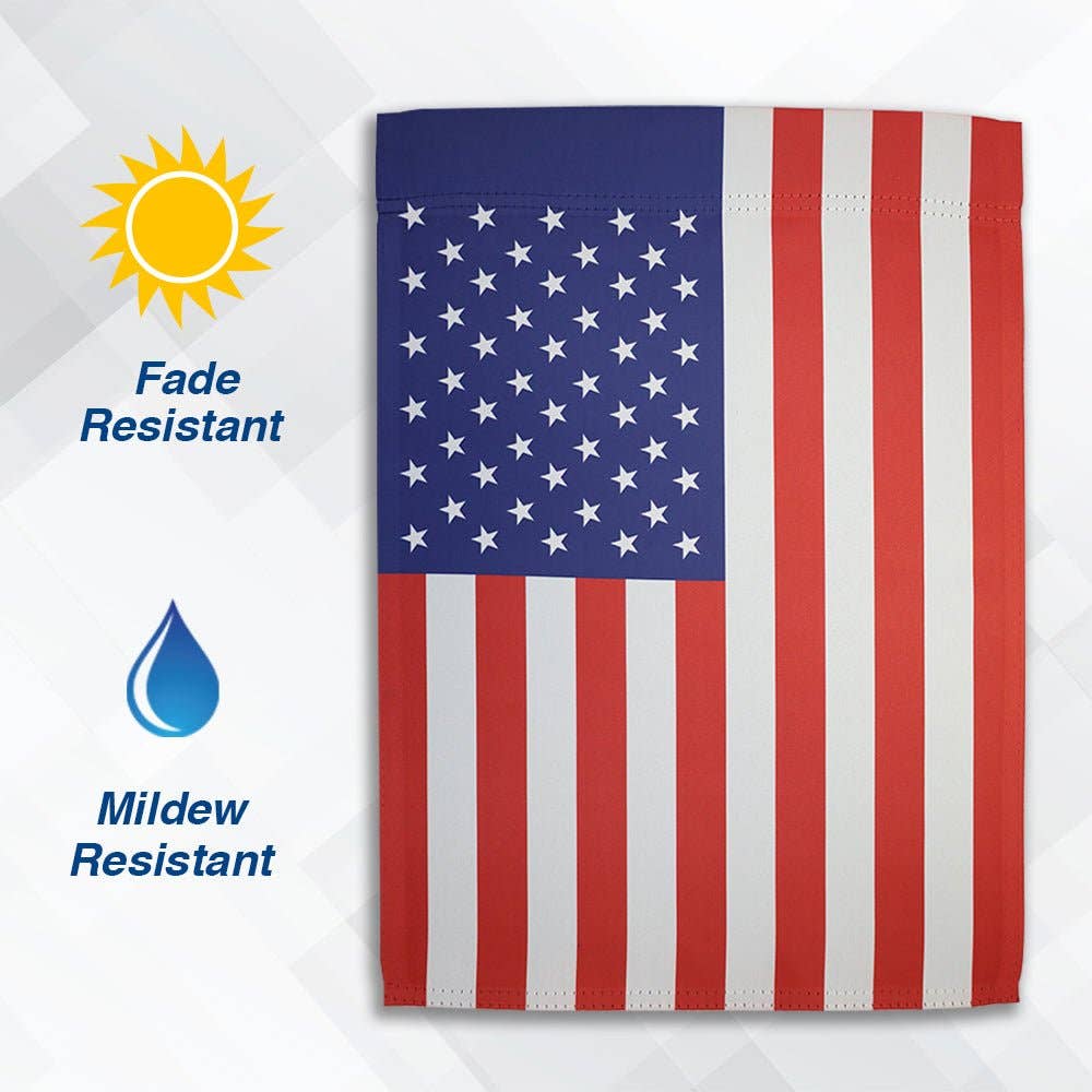 H&G Studios USA 12x18in Garden Flag