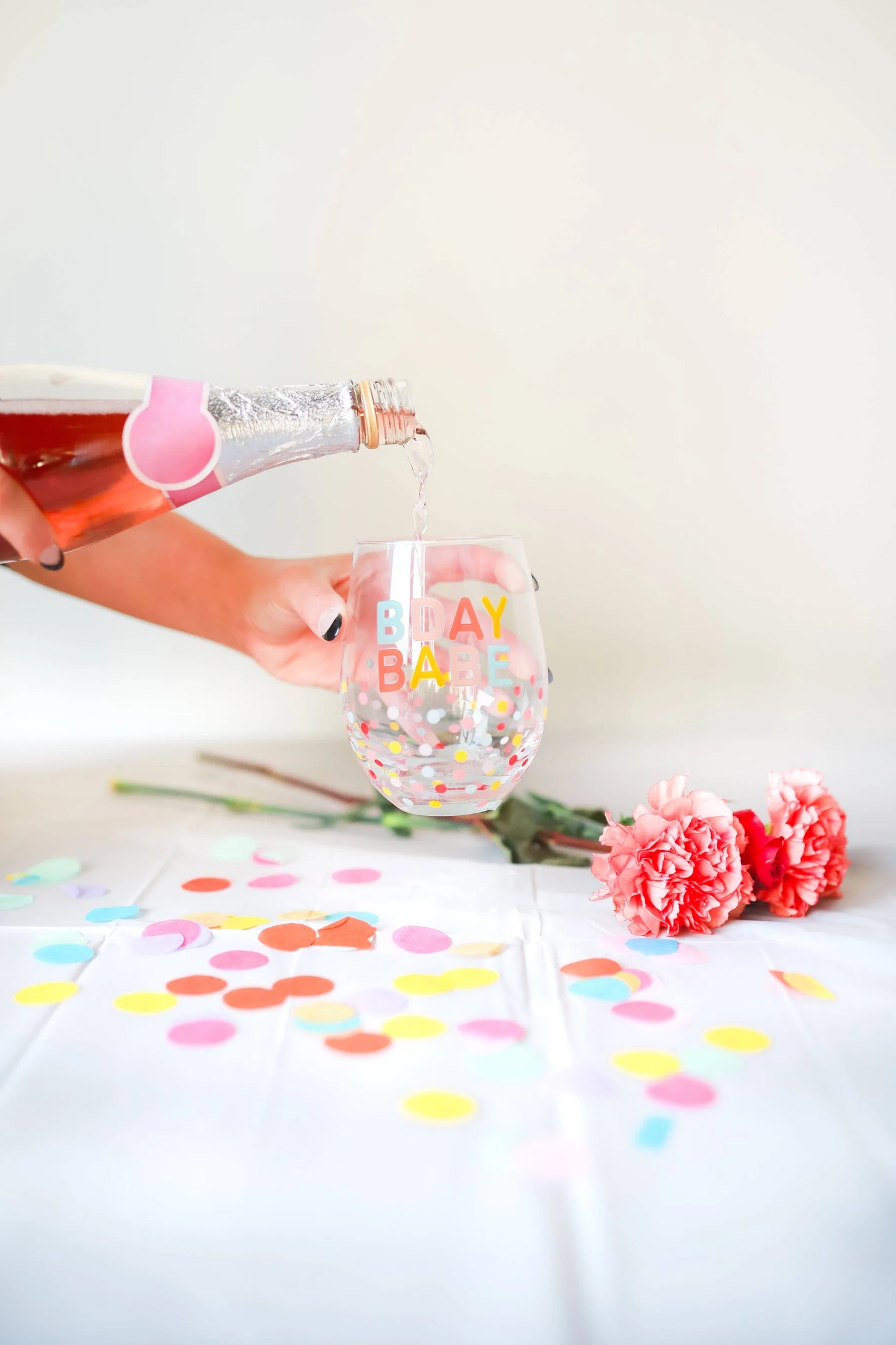 Birthday Babe Wine Glass