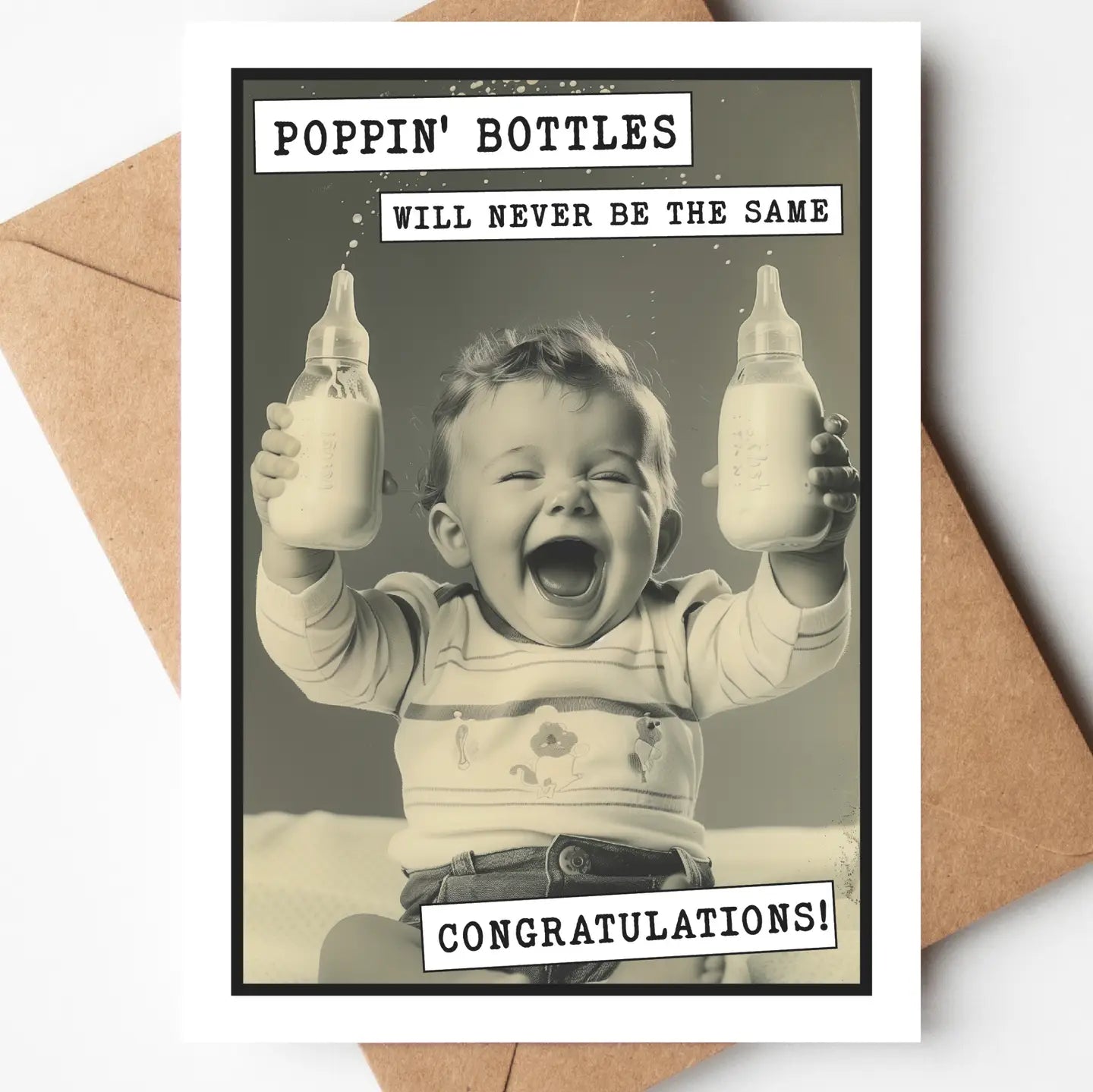 Poppin Bottles Card