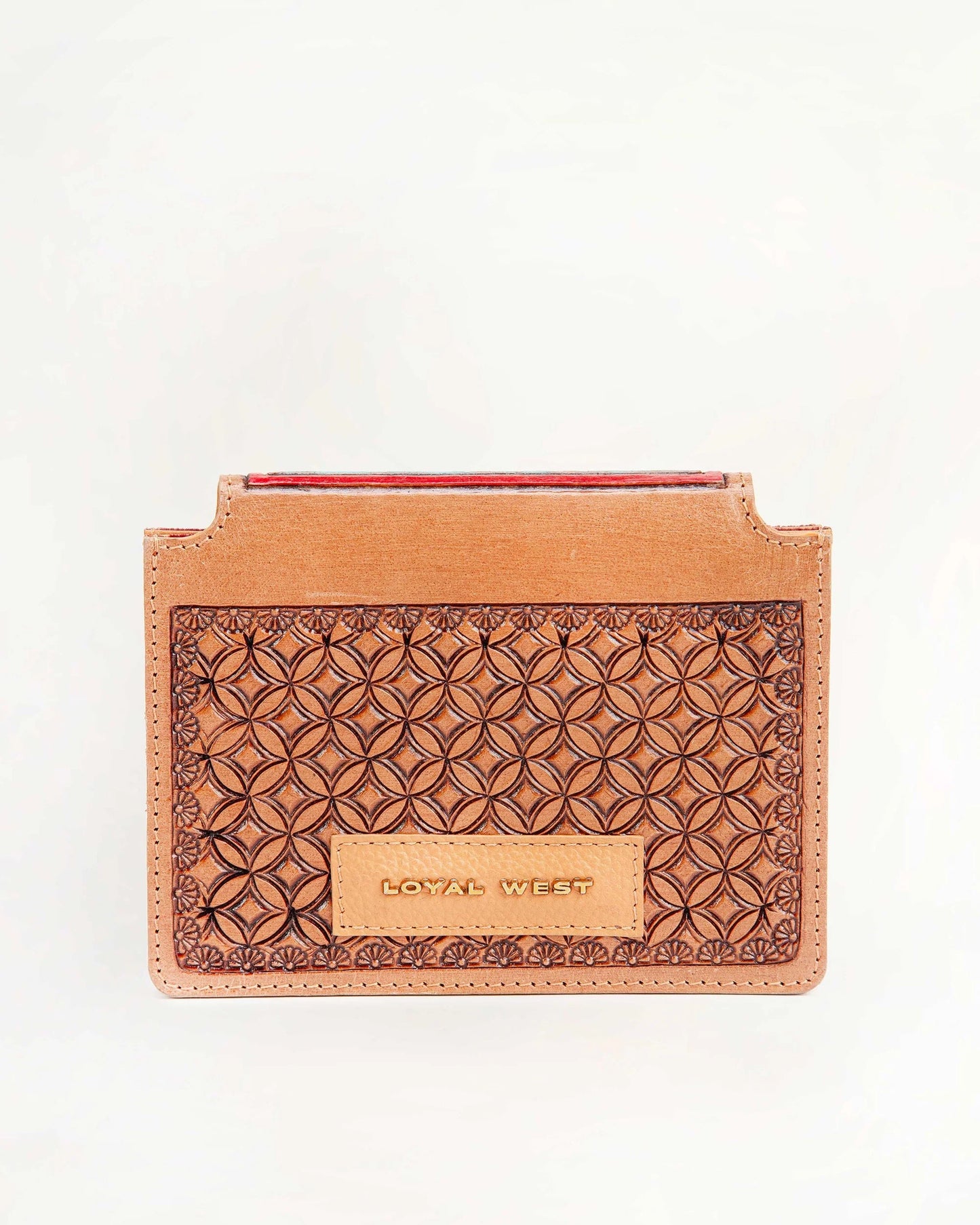 Loyal West - Copper Canyon Cardholder in Hand-tooled Leather