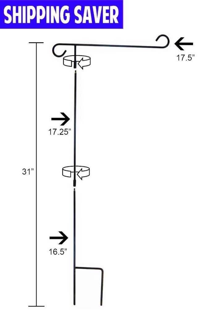 Garden Flag Pole (3-Piece)