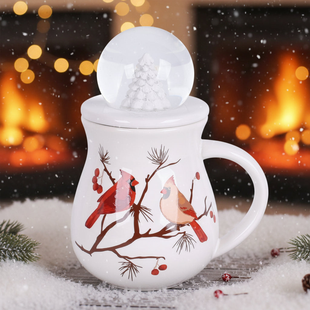 16oz Mug with Snow Globe Lid-it-Birchwood