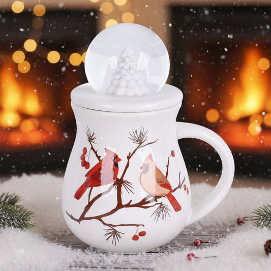 16oz Mug with Snow Globe Lid-it-Birchwood