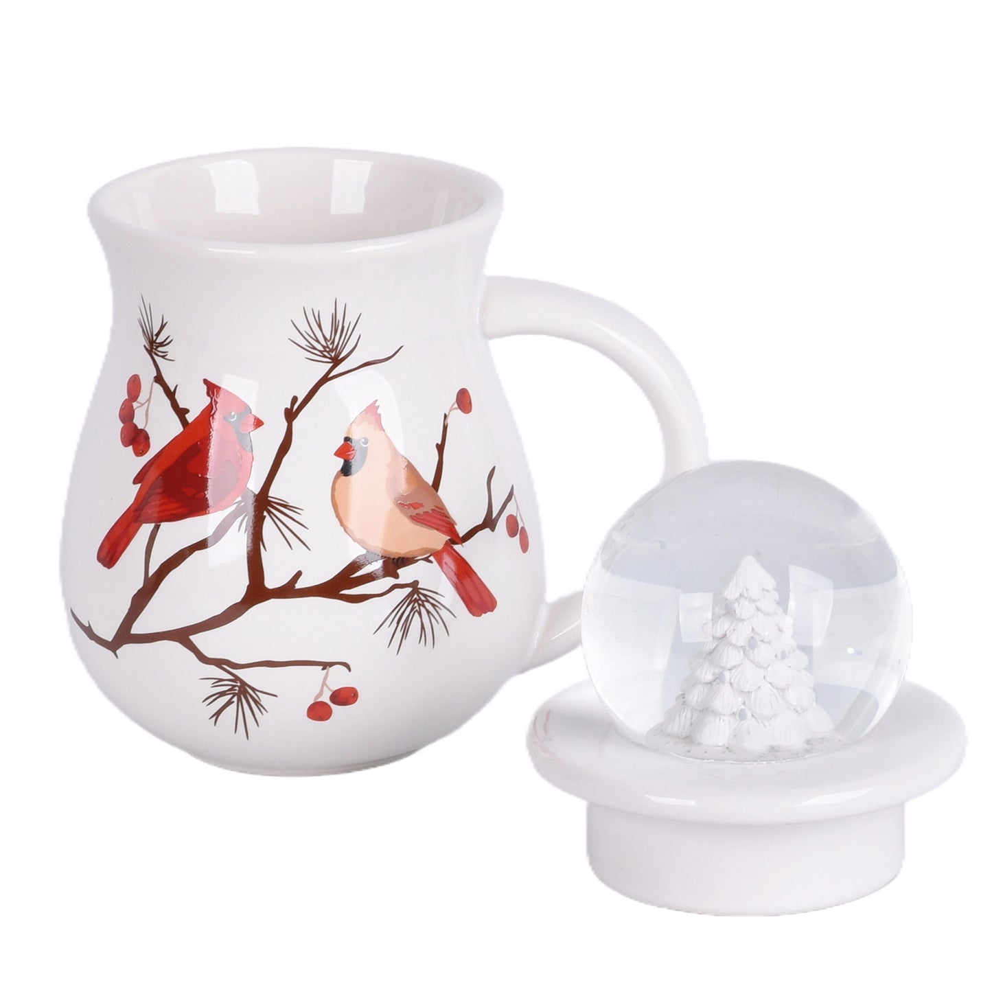 16oz Mug with Snow Globe Lid-it-Birchwood