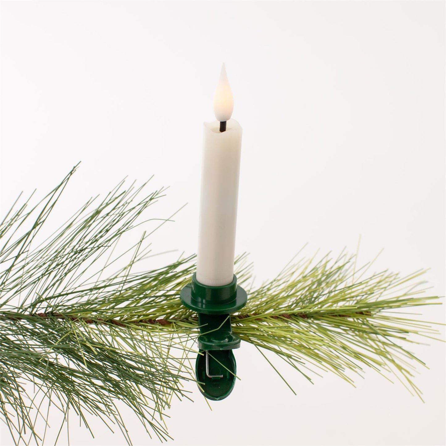 Clip-On Led Candles With Remote - 10 Count Set