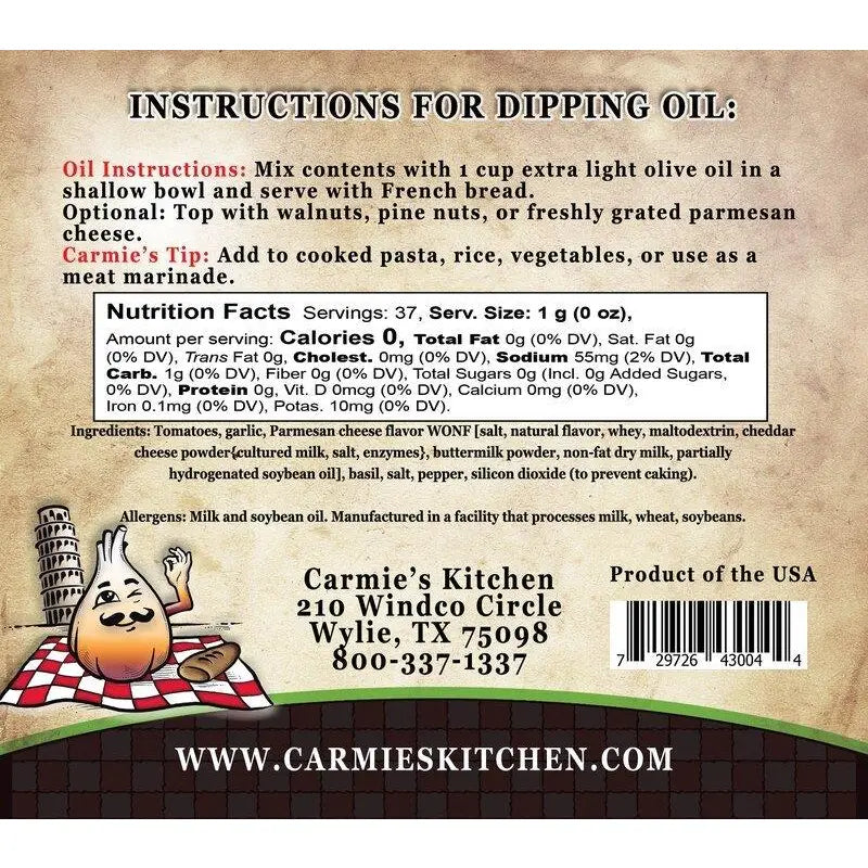 Carmie’s Kitchen - Basil Pesto Dip Mix