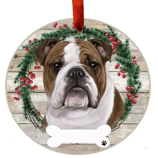 Christmas Ornament Bulldog