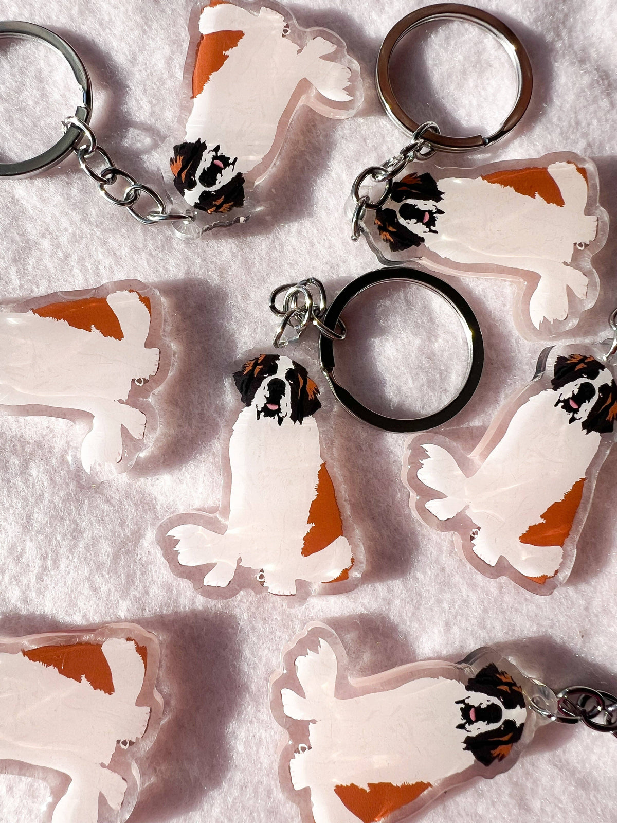 Saint Bernard Keychain