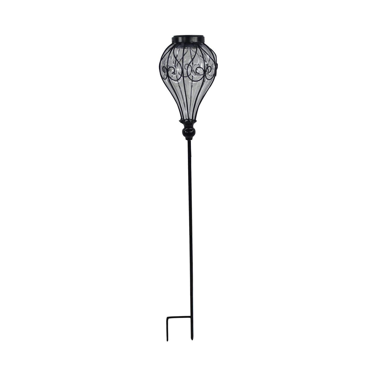 Solar Hot Balloon Garden Stake with LED- Asstd Display of 6