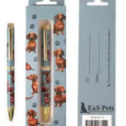 Dachshund Red Ball Point Pen