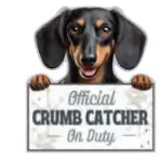 Dachshund Black Chip Clip