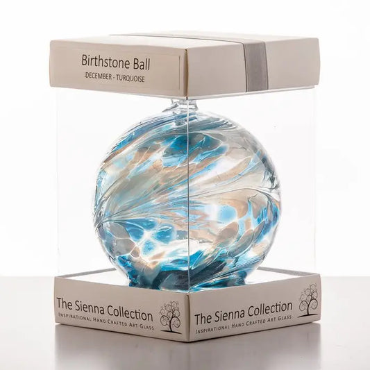 10cm Birthstone Ball - December