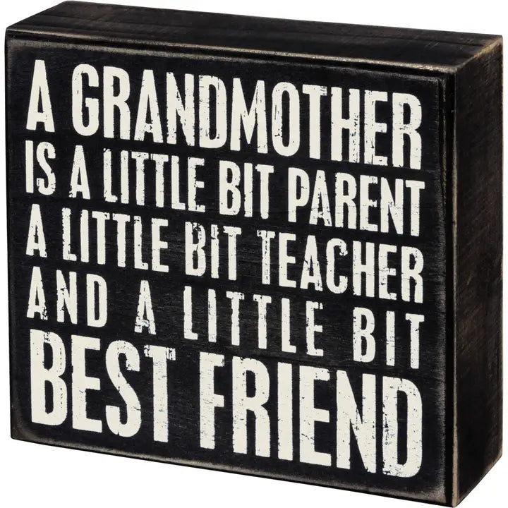 Grandmother Box Sign